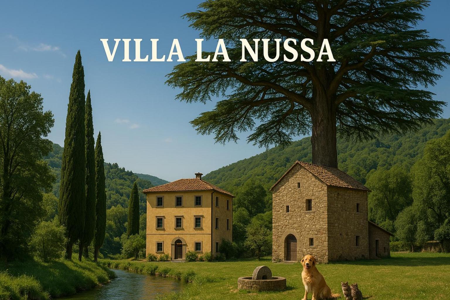 Villa La Nussa Capolona Exteriör bild
